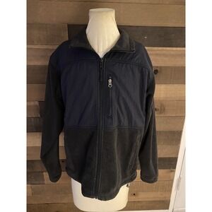 columbia Fleece Sportswear womens jacket black and blue size large‎